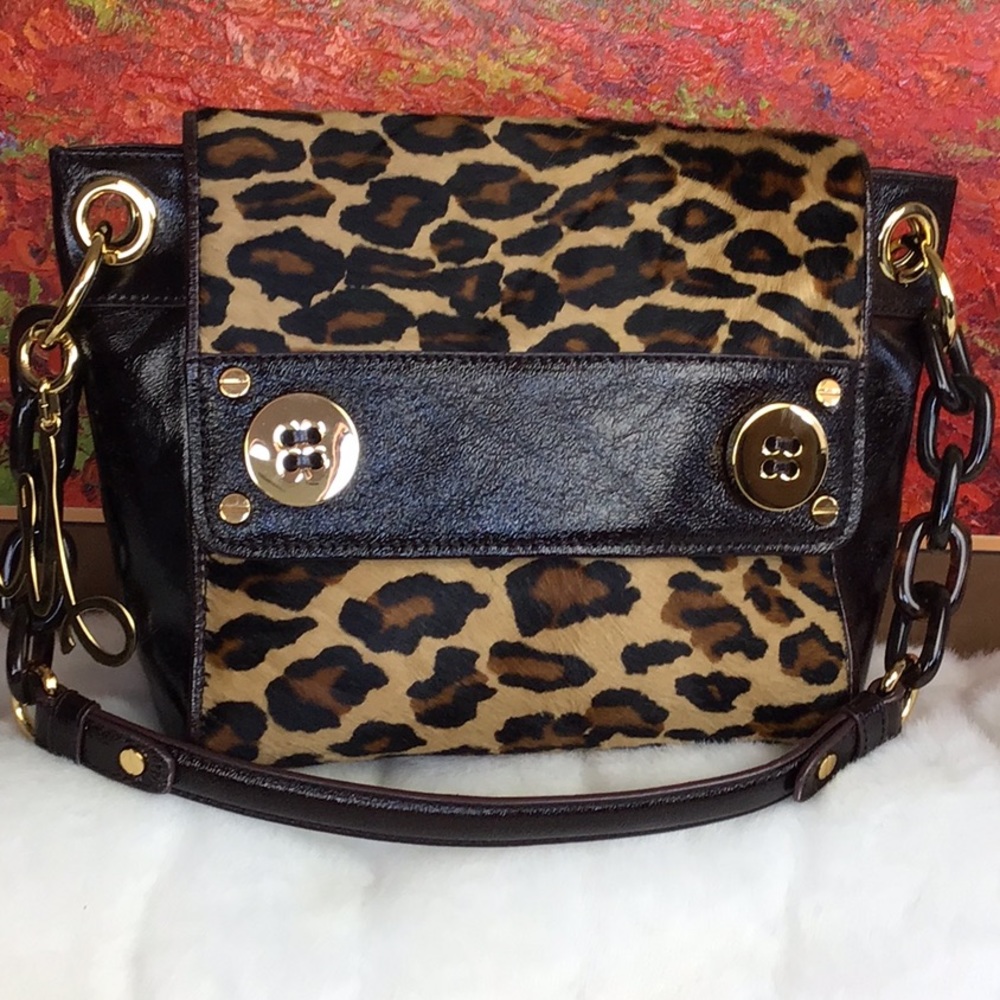 NWT MILLY HANDBAG LEATHER and Stenciled pony